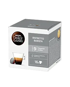 Nescaf&eacute; Ristretto Barista package and capsule for Dolce Gusto
