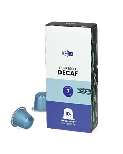 Kaffekapslen Espresso Decaf Premium paket och kapsel till Nespresso
