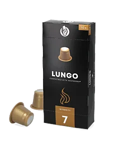 Kaffekapslen Lungo paket och kapsel till Nespresso&reg;