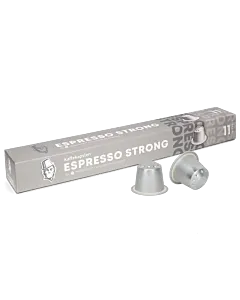 Kaffekapslen Espresso Strong Premium paket och kapsel till Nespresso
