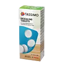 Avkalkningstabletter och förpackning till Tassimo från Bosch