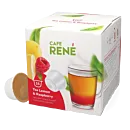 Café René Lemon & Raspberry Tea paket och kapsel till Dolce Gusto
