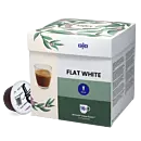 Kaffekapslen Flat White paket och kapsel till Dolce Gusto
