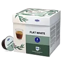 Kaffekapslen Flat White paket och kapsel till Dolce Gusto
