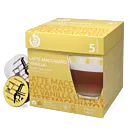 Kaffekapslen Latte Macchiato Vanilla paket och kapsel till Dolce Gusto
