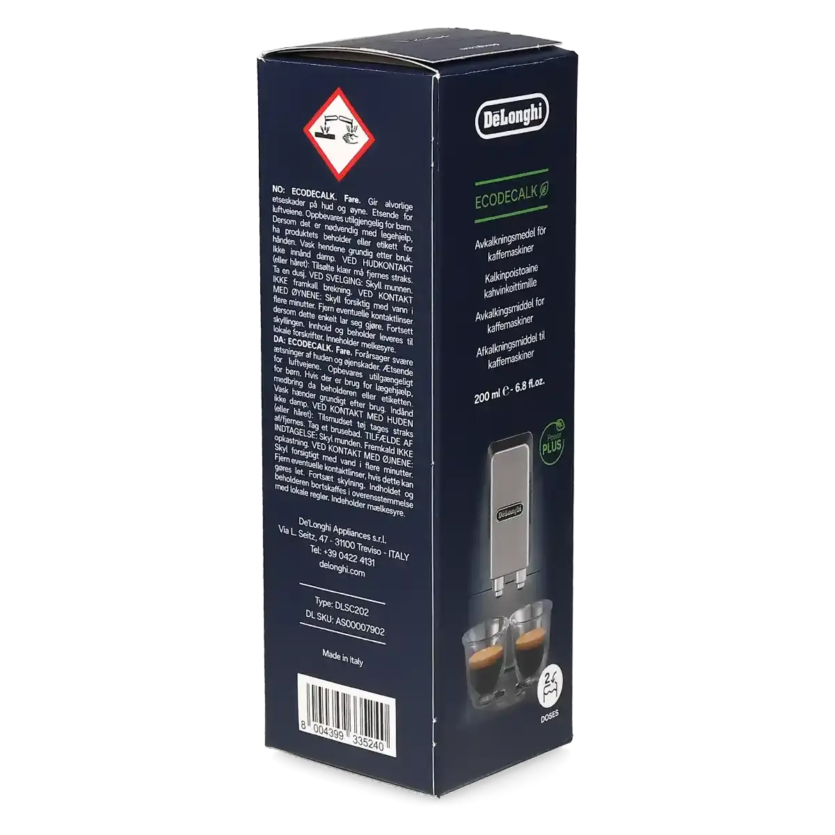 Delonghi\u0020Avkalkning\u0020Eco\u0020Decalk\u0020DLSC202