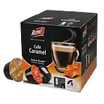 Café René Café Caramel paket och kapsel till Dolce Gusto
