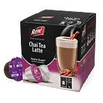 Café René Chai Tea Latte paket och kapsel till Dolce Gusto
