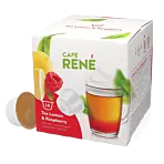 Café René Lemon & Raspberry Tea paket och kapsel till Dolce Gusto
