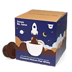 Senso Nocturno Coconut Heaven Flat White paket och kapsel till Dolce Gusto
