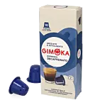 Gimoka Espresso Decaffeinato paket och kapsel till Nespresso
