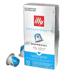 illy Decaffeinato paket och kapsel till Nespresso
