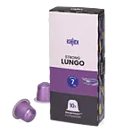 Kaffekapslen Lungo Strong Premium paket och kapsel till Nespresso
