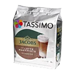 Jacobs Latte Macchiato Classico package and capsules for Tassimo